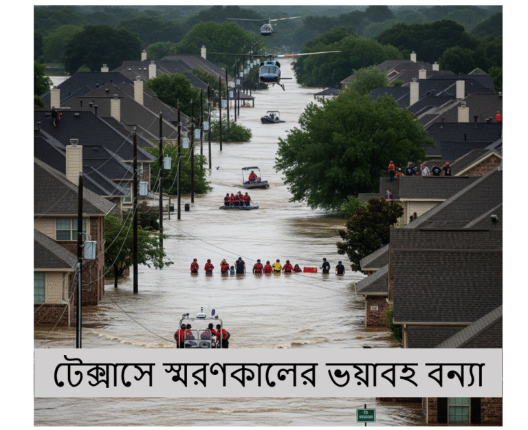টেক্সাসে স্মরণকালের ভয়াবহ বন্যা: মৃতের সংখ্যা ৮২, নিখোঁজ ৪১; ক্যাম্প মিস্টিকের চিত্র ভয়াবহ