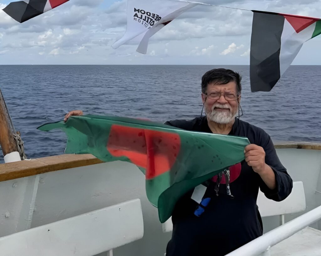 গাজাগামী ফ্রিডম ফ্লোটিলা থেকে ইসরায়েলি বাহিনীর হাতে অপহৃত শহিদুল আলম, ফেসবুকে ভিডিওবার্তায় নিশ্চিত