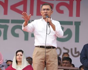 রাজশাহীর জনসমুদ্রে তারেক রহমানের ঘোষণা: পদ্মা ব্যারাজ নির্মাণ ও কৃষিঋণ মওকুফের অঙ্গীকার