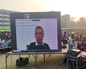 হাতিয়ায় বিএনপির নির্বাচনি জনসভায় তারেক রহমানের ভার্চুয়াল ভাষণ- ষড়যন্ত্র মোকাবিলায় ভোটারদের ভোরে কেন্দ্রে যাওয়ার নির্দেশ