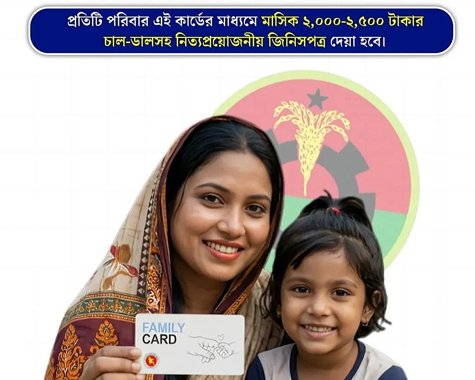 নিম্ন আয়ের মানুষের সুরক্ষায় বিশেষ উদ্যোগ: গঠিত হলো ১৫ সদস্যের ‘ফ্যামিলি কার্ড’ মন্ত্রিসভা কমিটি