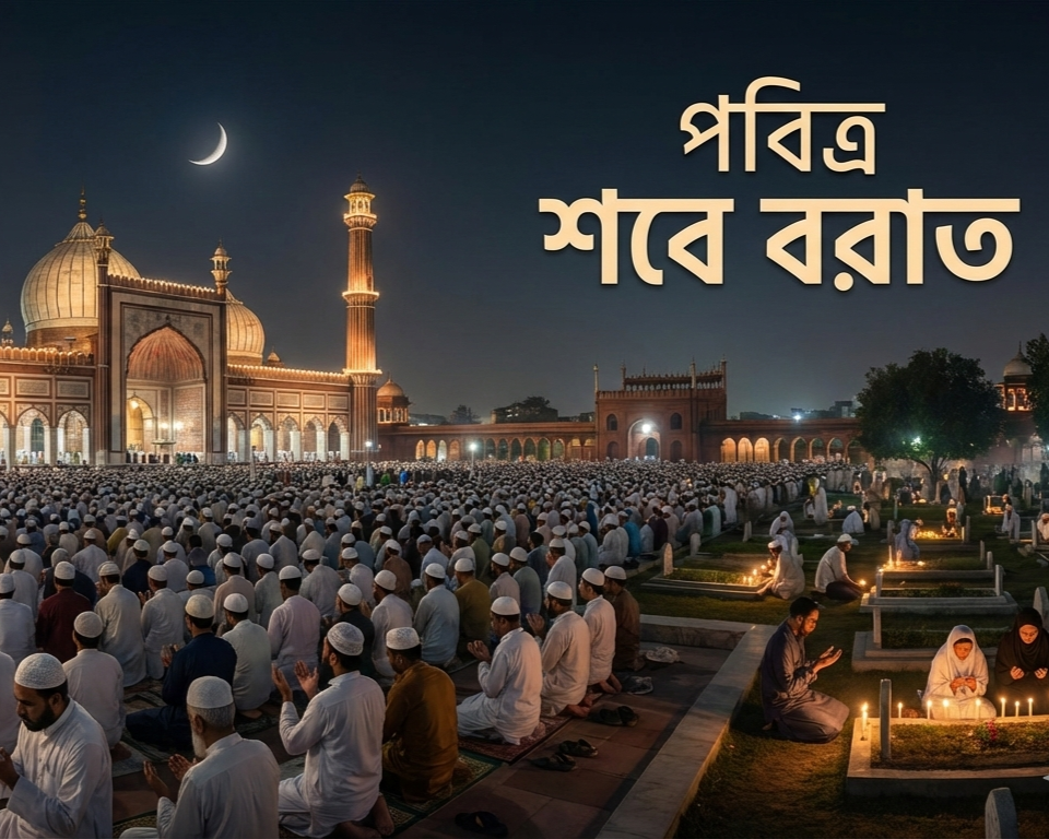ইবাদত ও মাগফিরাতের রজনী পবিত্র শবে বরাত: সারাদেশে পালিত হচ্ছে মহিমান্বিত এই রাত