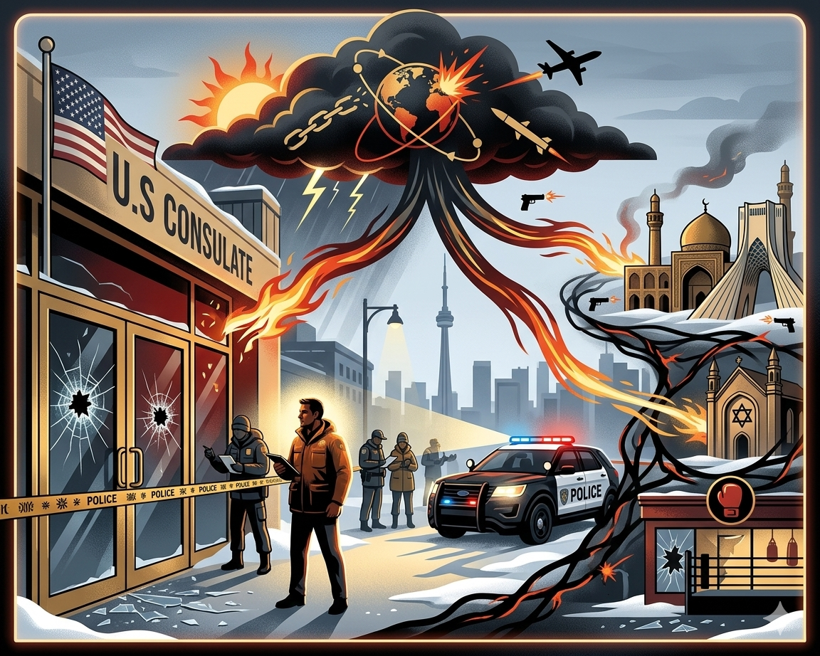 কানাডার টরন্টোতে মার্কিন কনস্যুলেটে গুলিবর্ষণ; নাশকতার নেপথ্যে মধ্যপ্রাচ্য উত্তেজনার ছায়া