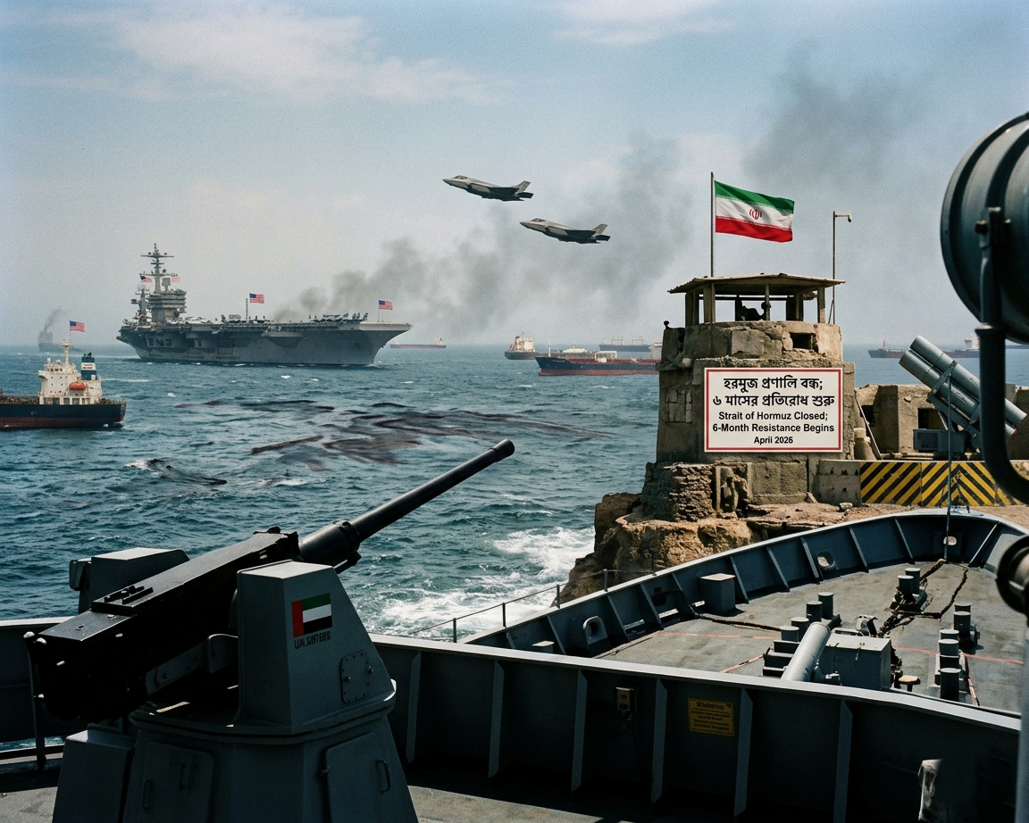 আরও ৬ মাস পুরোদমে লড়বে ইরান; হরমুজ প্রণালি সচল করতে ইরানের বিরুদ্ধে যুদ্ধে নামছে আরব আমিরাত