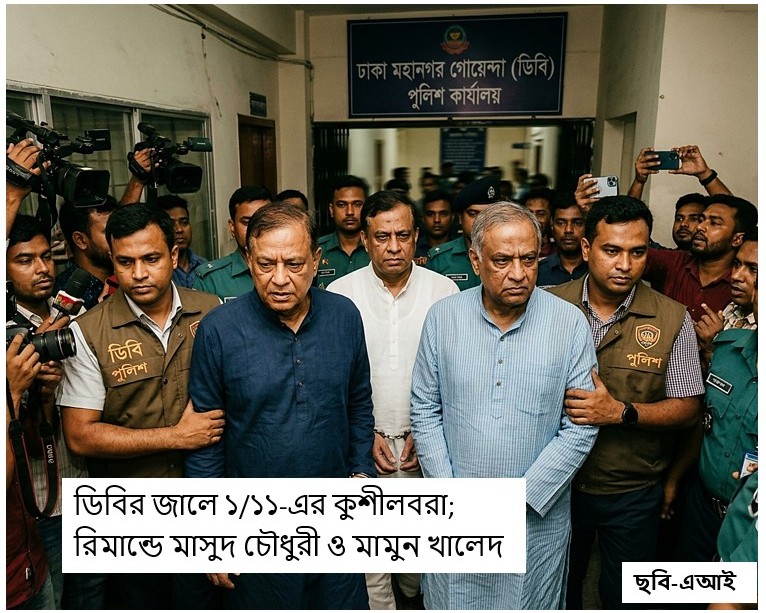 ১/১১-এর কুশীলবরা ডিবি হেফাজতে: মুখোমুখি জিজ্ঞাসাবাদে বেরিয়ে আসছে ‘মাস্টারমাইন্ড’ ও নির্যাতনের তথ্য