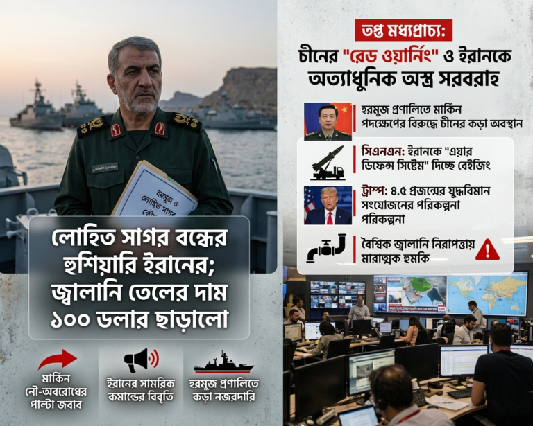 লোহিত সাগর বন্ধের হুঁশিয়ারি ইরানের অন্যদিকে ইরানের সঙ্গে শান্তি আলোচনা ৪৮ ঘণ্টার মধ্যে শুরু হবে বলছেন ট্রাম্প