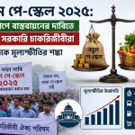 নতুন পে-স্কেল ২০২৫: এক ধাপে বাস্তবায়নের দাবিতে অনড় সরকারি চাকরিজীবীরা অন্যদিকে মূল্যস্ফীতির শঙ্কা