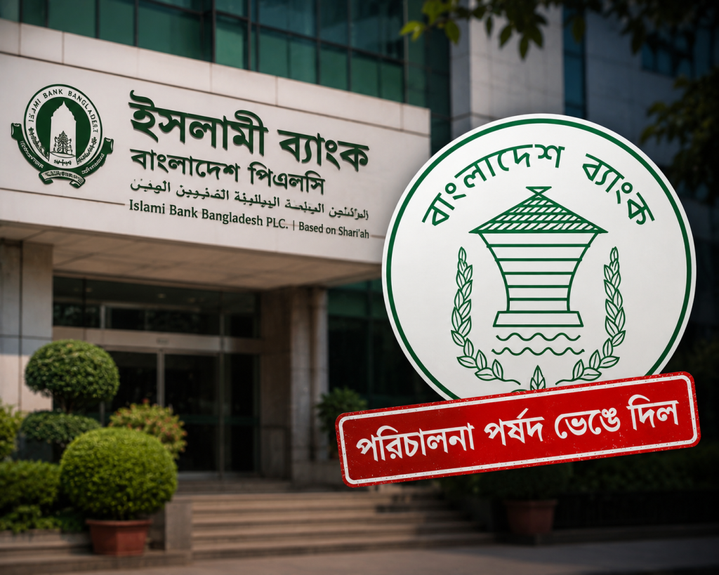 ইসলামী ব্যাংকের পরিচালনা পর্ষদ ভেঙে দিল বাংলাদেশ ব্যাংক, সর্বময় ক্ষমতায় নির্বাহী পরিচালক জহির হোসেন