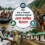 বন্যা ও পাহাড়ধস মোকাবিলায় সরকারের মেগা সমন্বিত উদ্যোগ: একই সাথে চলছে উদ্ধার, ত্রাণ ও পুনর্বাসন