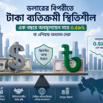 ডলারের বিপরীতে টাকা ব্যতিক্রমী স্থিতিশীল: এক বছরে অবমূল্যায়ন মাত্র ০.৫৯%, যা এশিয়ায় অন্যতম সেরা